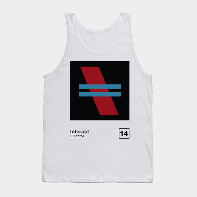 El Pintor / Minimalist Style Graphic Artowrk Design Tank Top by saudade